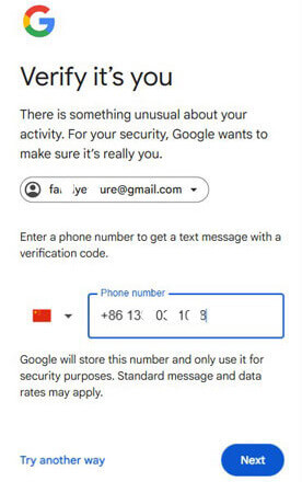 Google 登录验证说明图